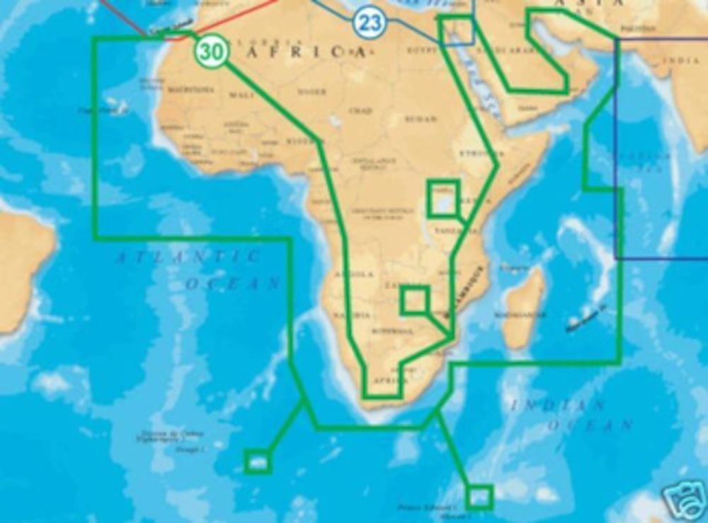 Navico Navionics GOLD XL9 30XG MSD CHART CARD . AFRICA e MEDIO ORIENTE ...